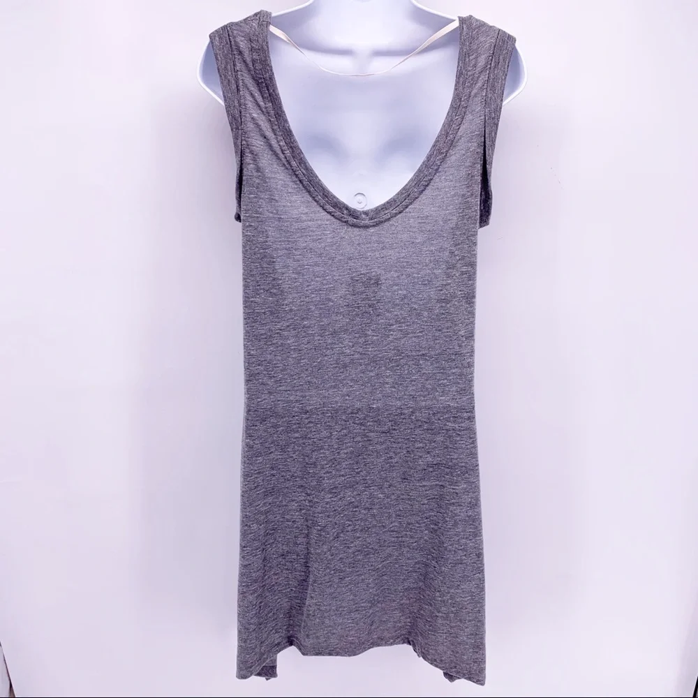 NEW Alternative Apparel Gray Casual Summer Dress Size Large - Picture 6 of 10